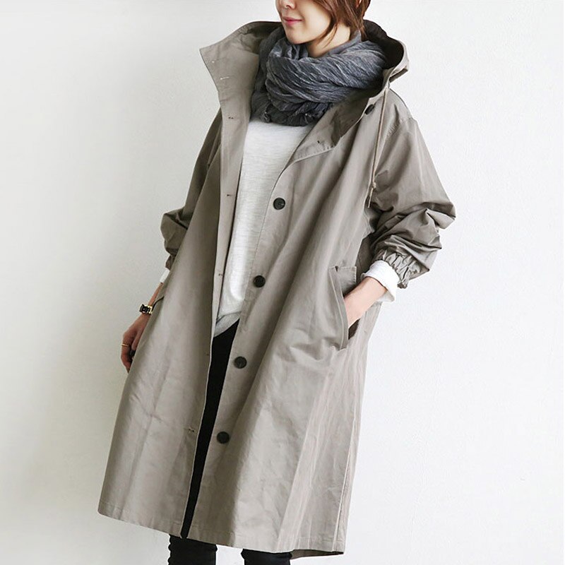Mandy™ – Elegant og Vandafvisende Trenchcoat